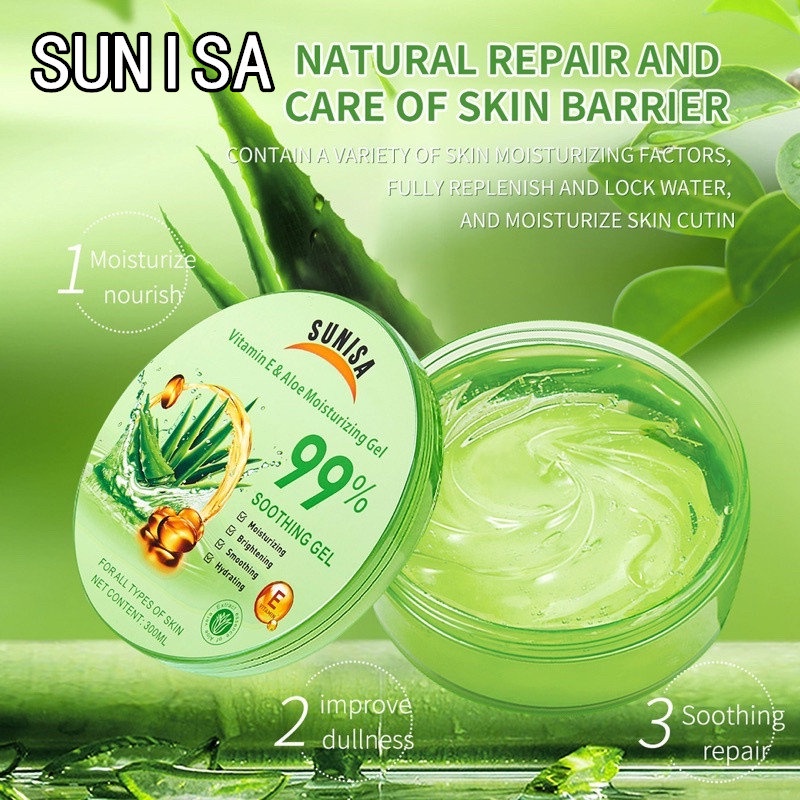 Original Sunisa Aloe Vera Soothing Gel With Vitamin E 99aloe Vera Gel Moisturizer Gel For Face 4668