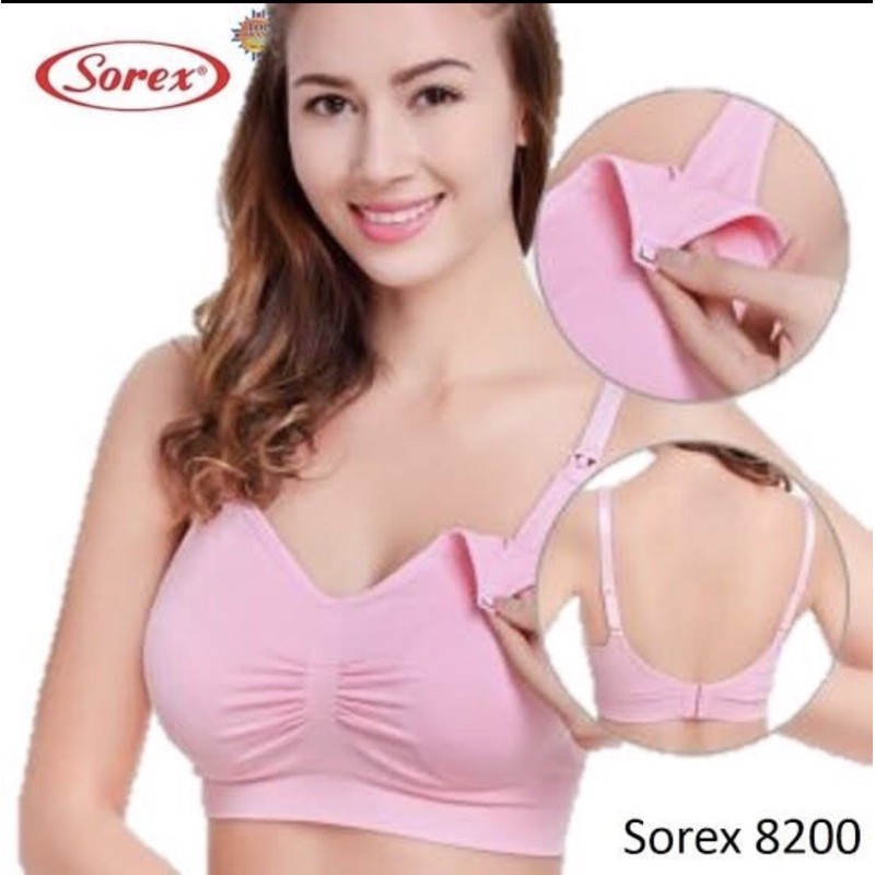 Sorex Breastfeeding Bra / Nursing 8200 Spandex Knitting Shopee