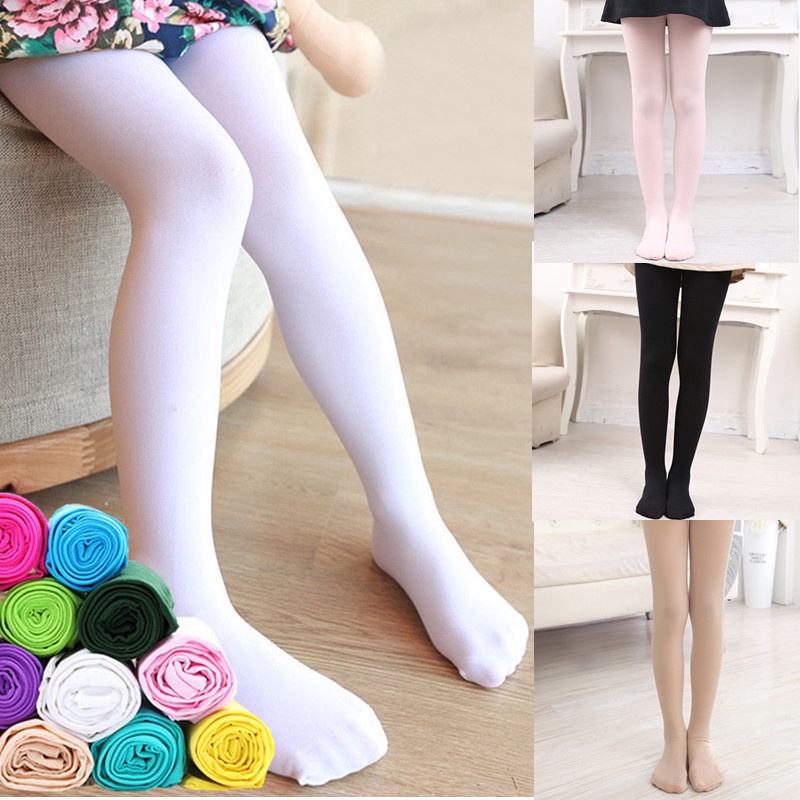 Girls Pantyhose Thin Breathable Kids Tights Children Dress Cotton