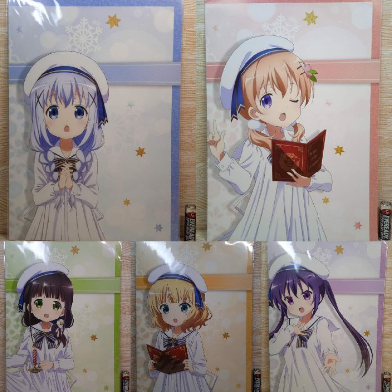Is the Order a Rabbit? (Gochiusa) Anime Merch: Big Folded Poster SET ...