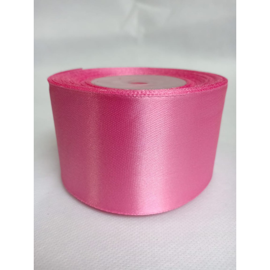 Light pink satin ribbon 2 inch / 5 cm Per roll | Shopee Philippines