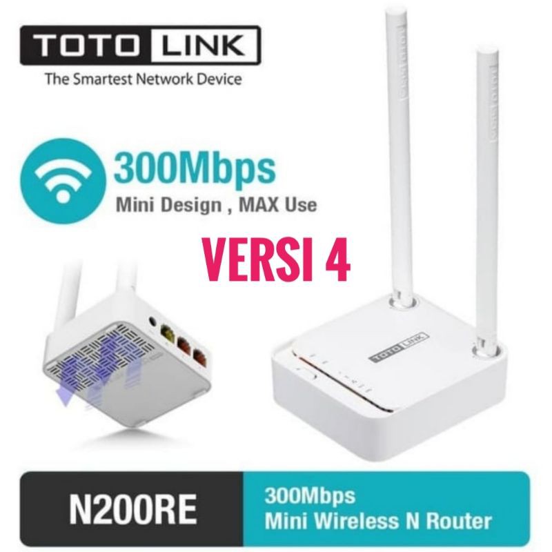 Version 4 TOTOLINK N200RE 300Mbps Mini Wireless N Router Shopee