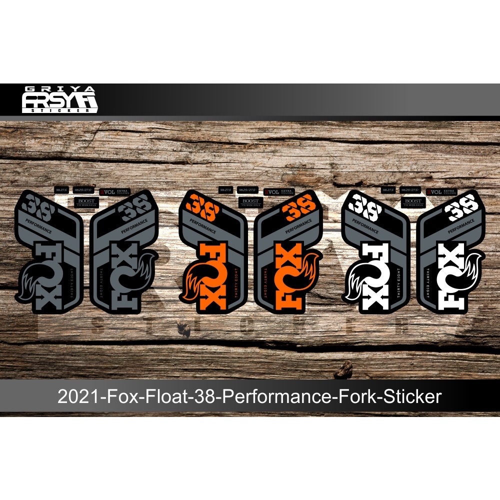 Decal Sticker 2021 Fox 38 performance Fork Sticker for MTB | Shopee ...
