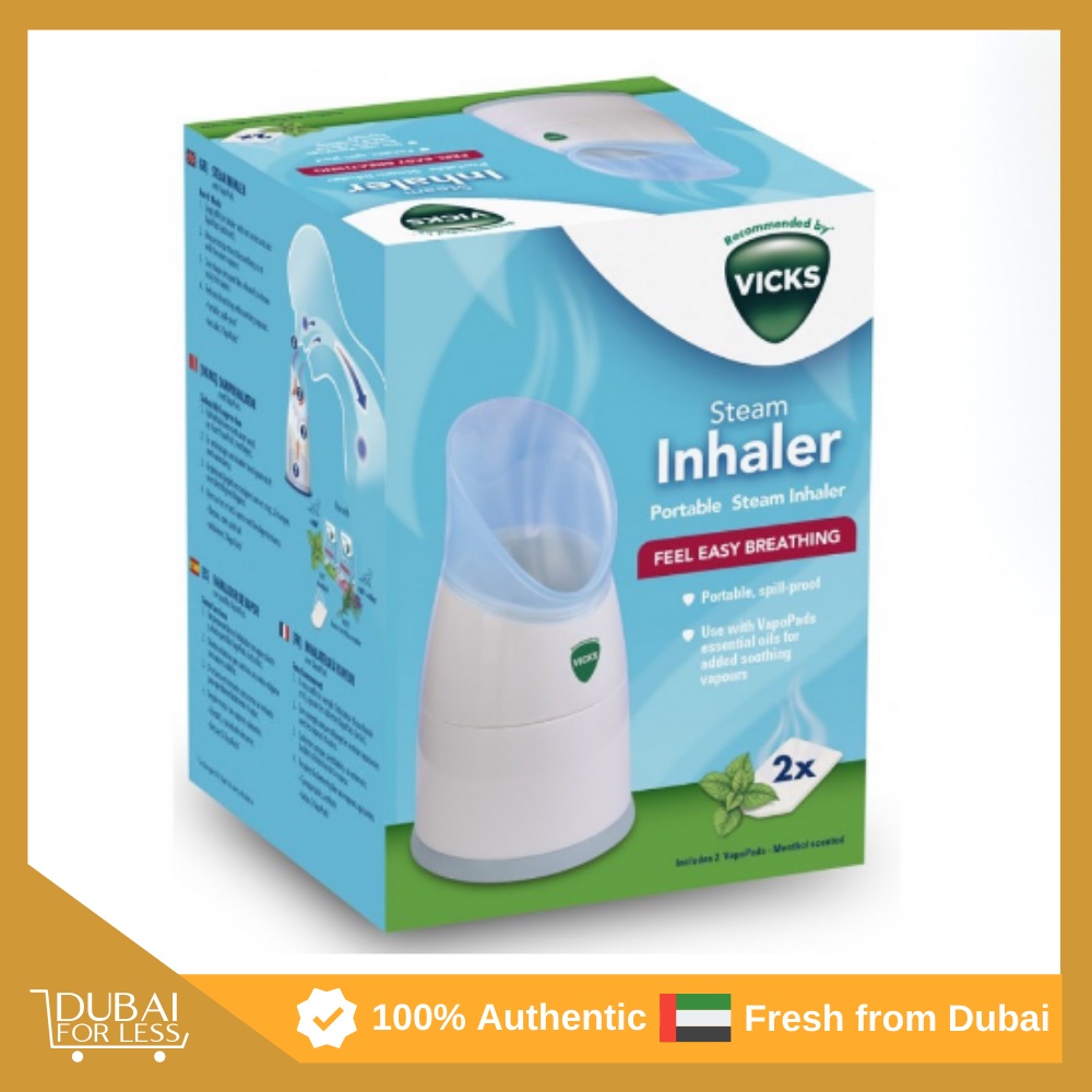 Vicks Steam Inhaler (manual) with free 2 vapopads Shopee Philippines