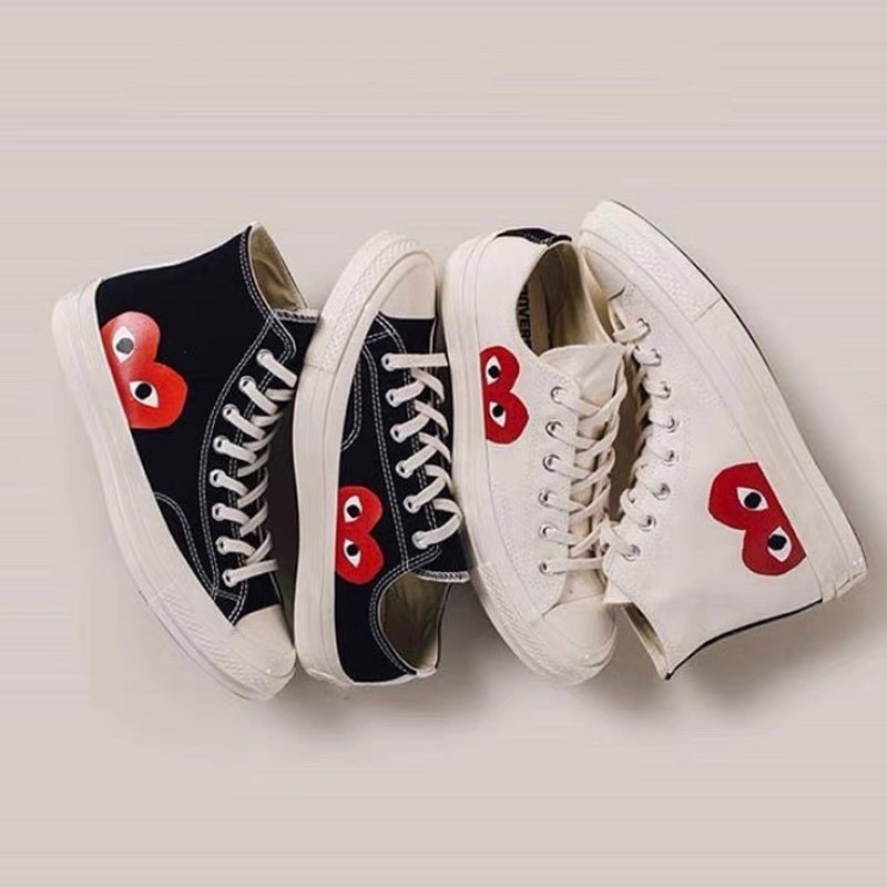 OEM Converse CDG Rei Kawakubo PLAY Love Joint 1970S Low Top Canvas ...