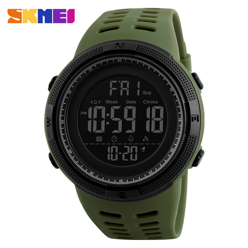 SKMEI Watch For Men LED Digital Sports Watches Men s Fashion Casual Electronic Waterproof Clock Military Male Wrist Watch