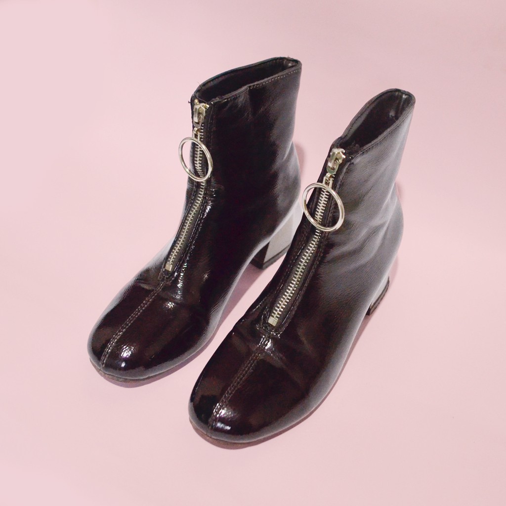 O ring hotsell zipper boots