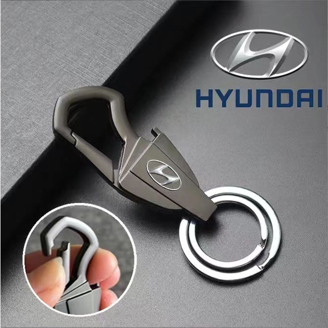 Hyundai Motorcycle Car Keychain Men's Creative Alloy Metal Keyring