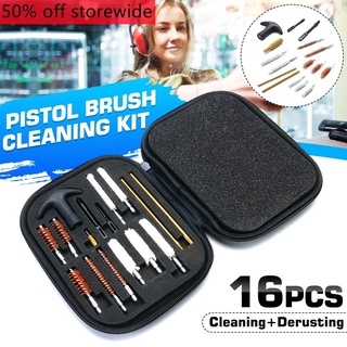 Cal.22/45/357/9mm Pistol Hunting Gun Cleaning Kit Barrel Brush Cleaner