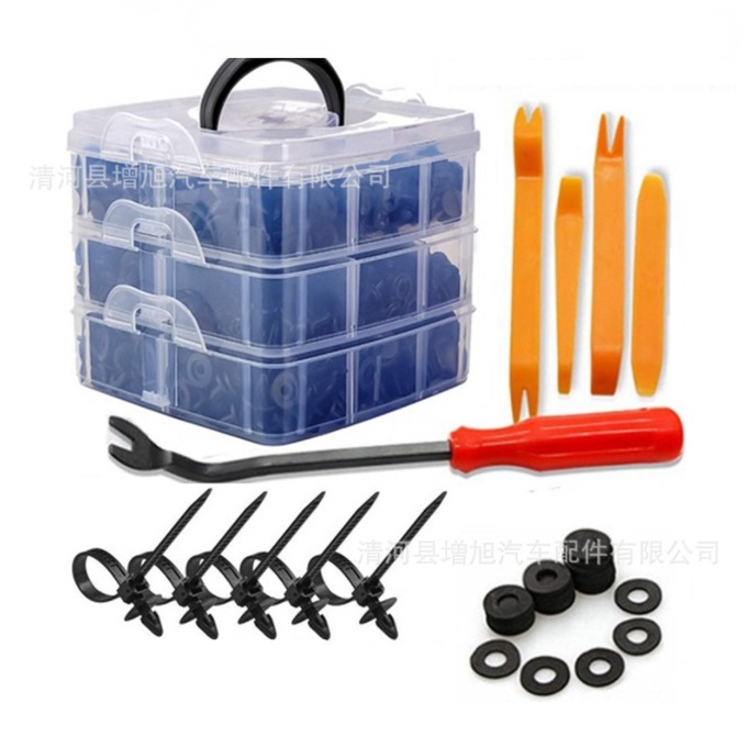 750pcs Car Rivet Bumper Clip Fastener Expansion Screw Clip Plastic