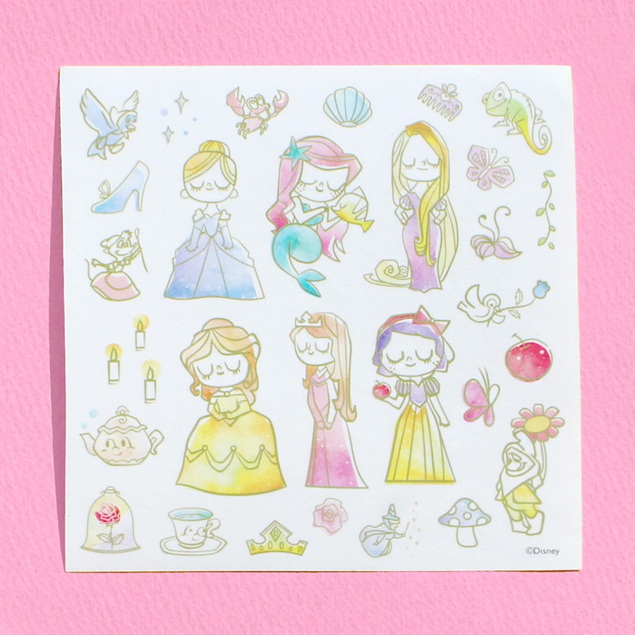 Disney Princess DIY Stickers 1 pack 10 sheets/Decoration Scrapbooking ...