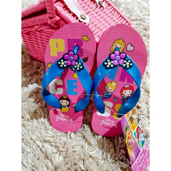 Barbie Frozen Disney mall pullout Slippers for Kids | Shopee Philippines