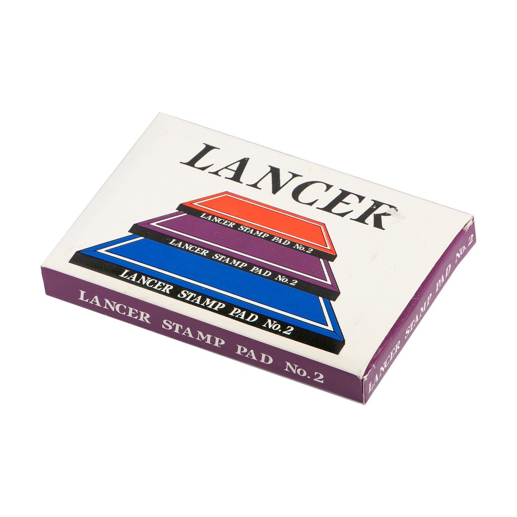 Lancer Stamp Pad Mode No.2 With Ink Violet | Shopee Philippines
