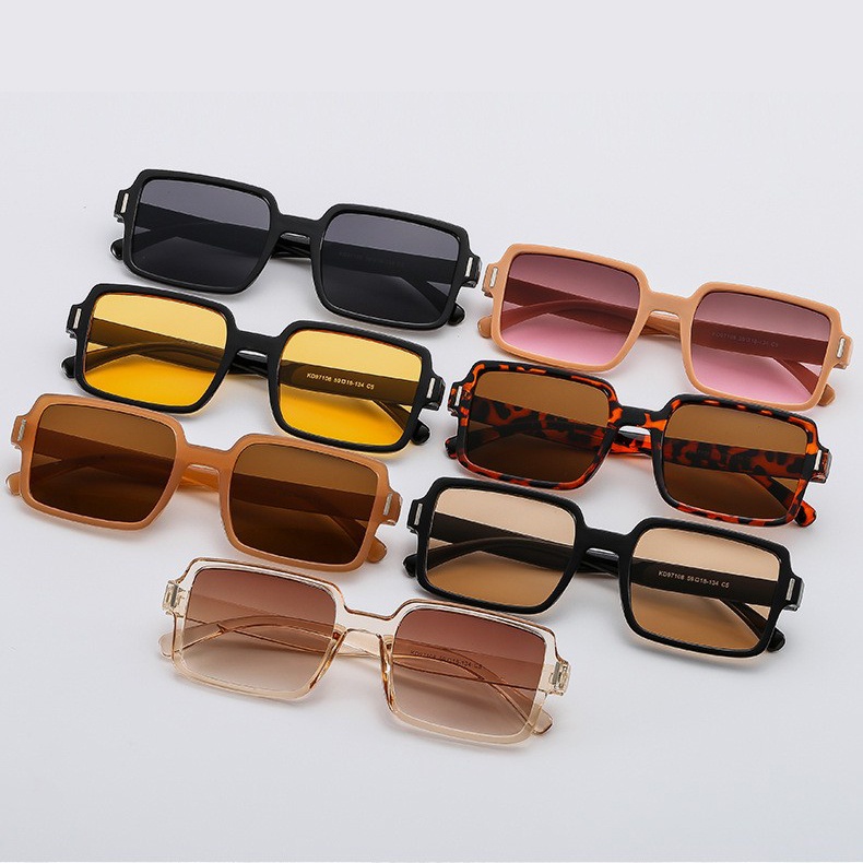 Fashion incredible rectangular rice studded sunglasses summer