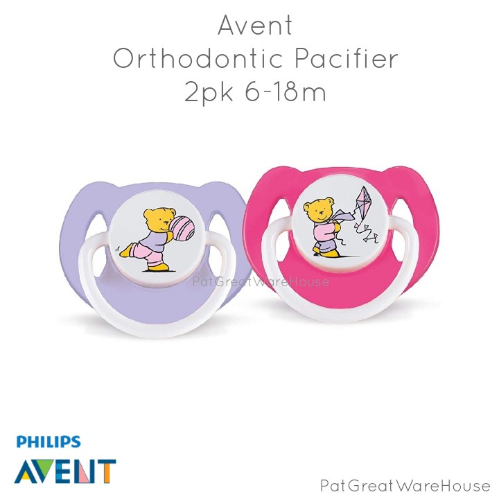 Avent Orthodontic Pacifier for 618months Shopee Philippines
