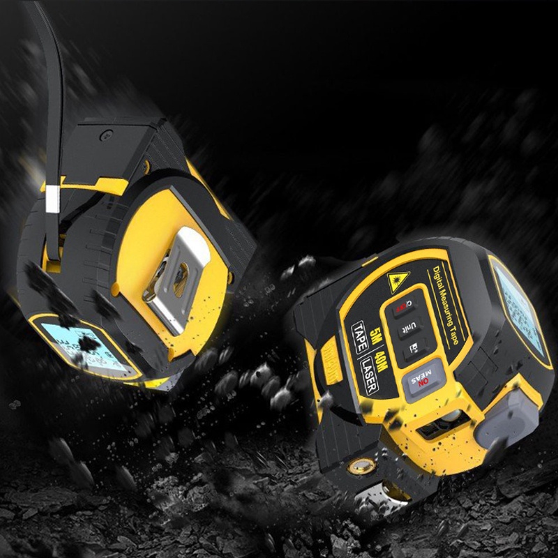 3 In 1 Laser Tape Measure Rangefinder Infrared High-precision ...