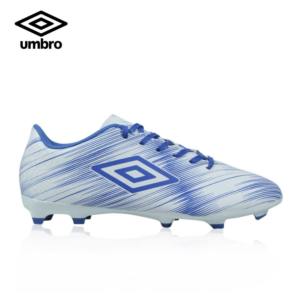 Umbro Veracity FG Men's Performance Shoes (White/Royal Blue) Shopee
