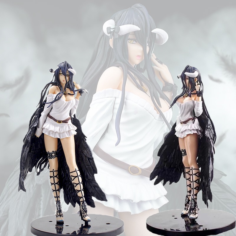 Anime Overlord Action Figure Sexy Girls Albedo Ainz Ooal Gown Figure Pvc Model Collectible Doll