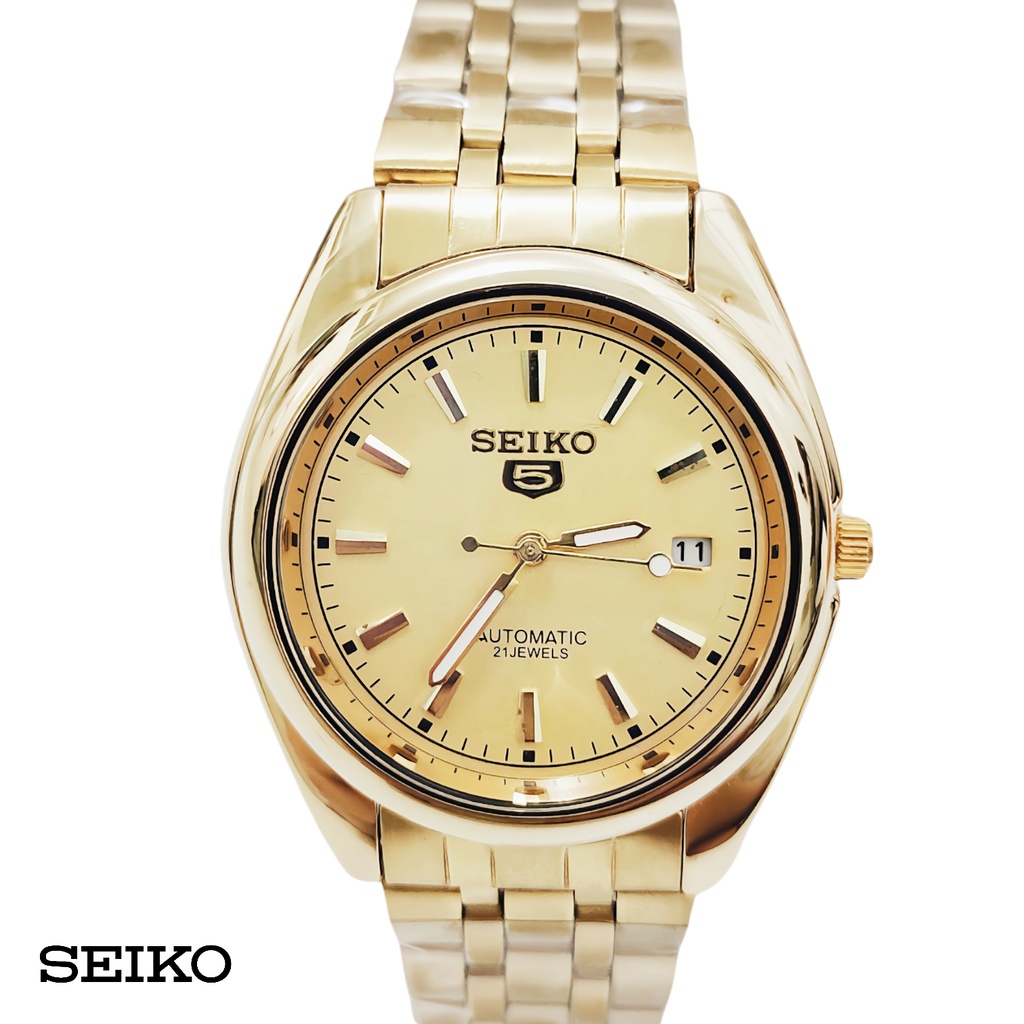 Spot goods】♈❀S039 Seiko 5 Men's watch Automatic Hand Movement Japan water  resistant(battery operate | Shopee Philippines