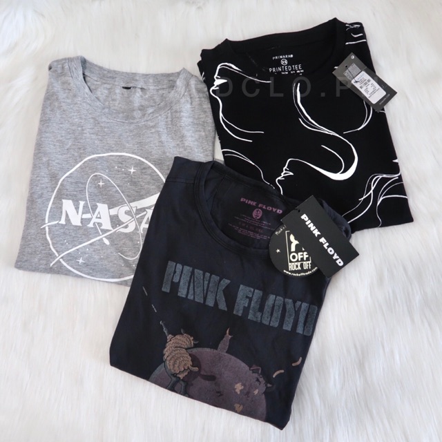 NASA Vintage Pink Floyd Primark Shirts