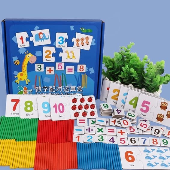 Card Set Of Cards With Math Learning Sticks | Shopee Philippines