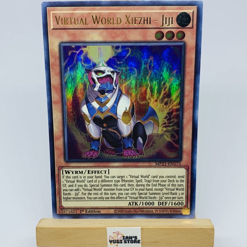 YuGiOh! Virtual World Xiezhi Jiji (Ultra RareMP21) Shopee Philippines