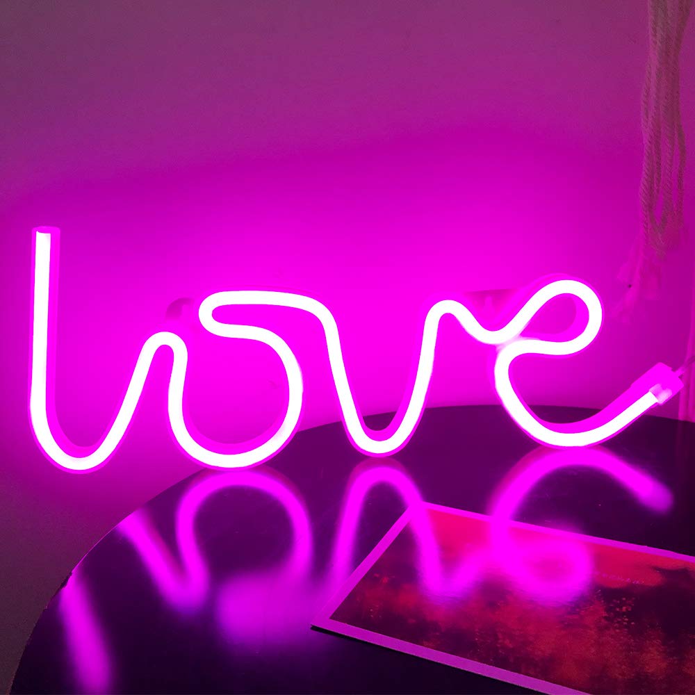 Neon led Wall Lights Love neon led neon Light Are Popular For Home ...