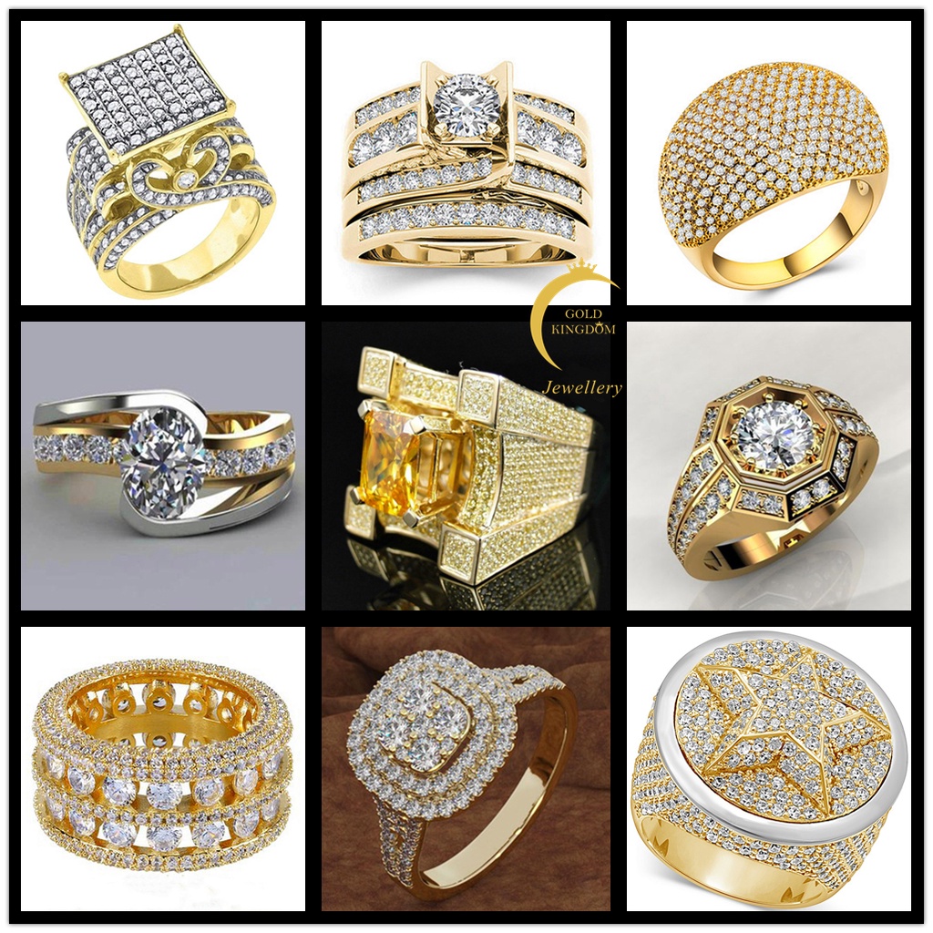 Goldkingdom Fashion Accessories Korea Jewellery Luxury Zircon Hip Hop ...