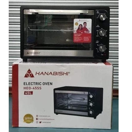 hanabishi electric oven 45 liters