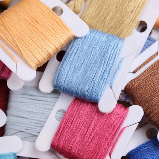  120 Pieces Plastic Sewing Thread Winding Plate Board Assorted  Color Thread String Winder Cross Stitch Embroidery Thread Bobbins Organizer  Sewing Embroidery Tool