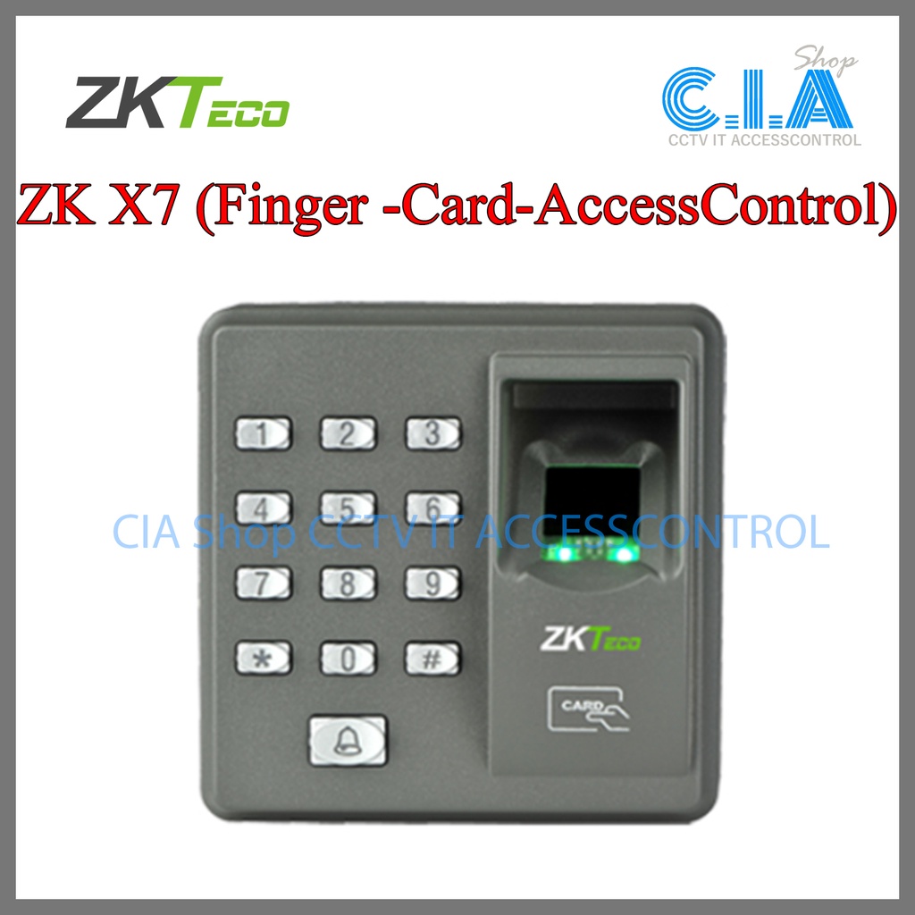 Fingerprint And Card Scanner Model ZK X7 (Finger -Card-Accescontrol ...