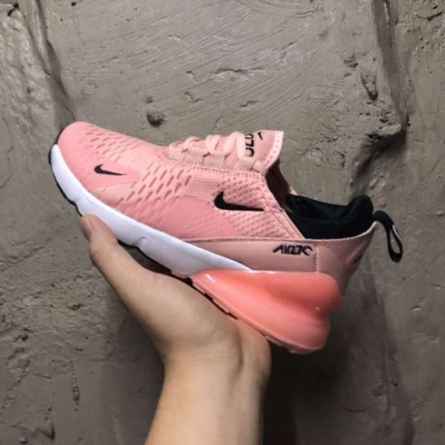 Nike air max 270 flyknit best sale women's pink