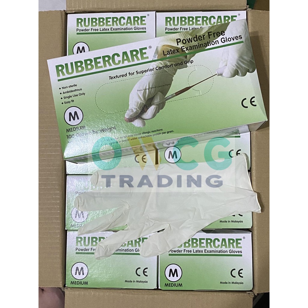 [24 HOURS SHIP] MEDIUM LATEX SURGICAL GLOVES PER BOX