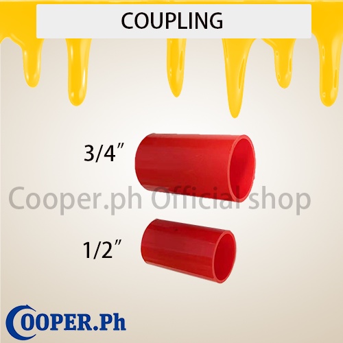 goflex PVC coupling 1/2