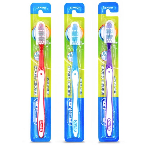 Oral-B Shiny Clean Toothbrush | Shopee Philippines