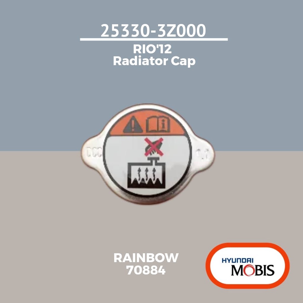 Radiator Cap for KIA Rio'12 [Mobis Original] Part #;25330-3Z000 ...