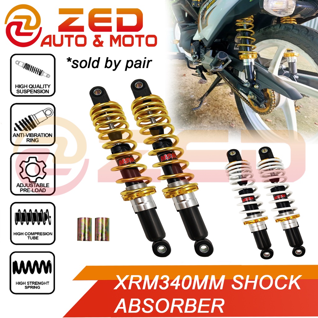 xrm rear shock size