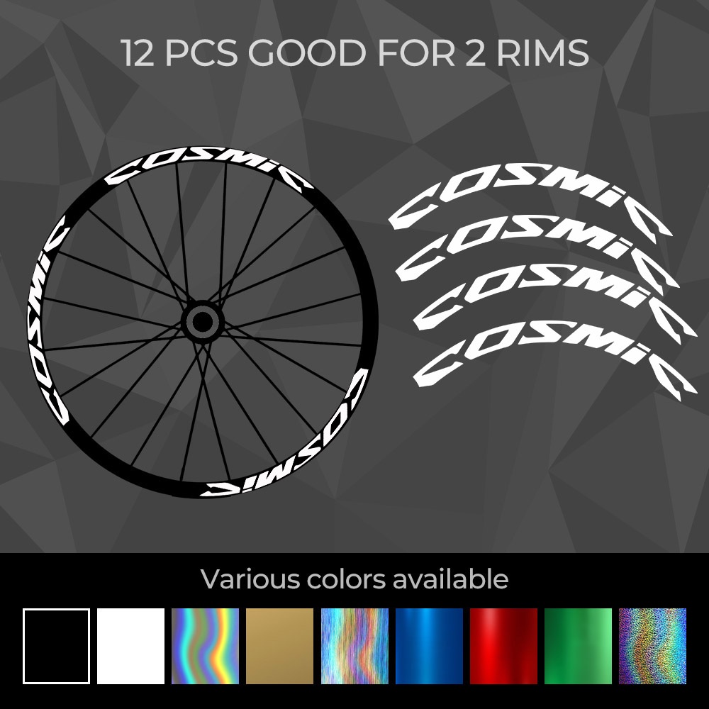 reflective bike rim decals