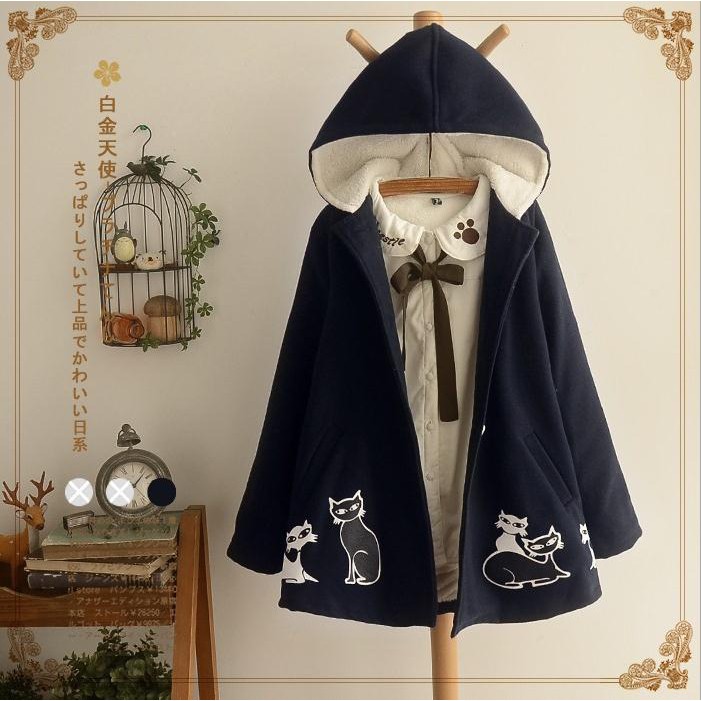 Cute cat jacket hotsell