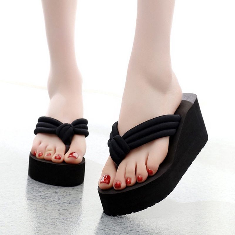flip flops wedge slippers for women