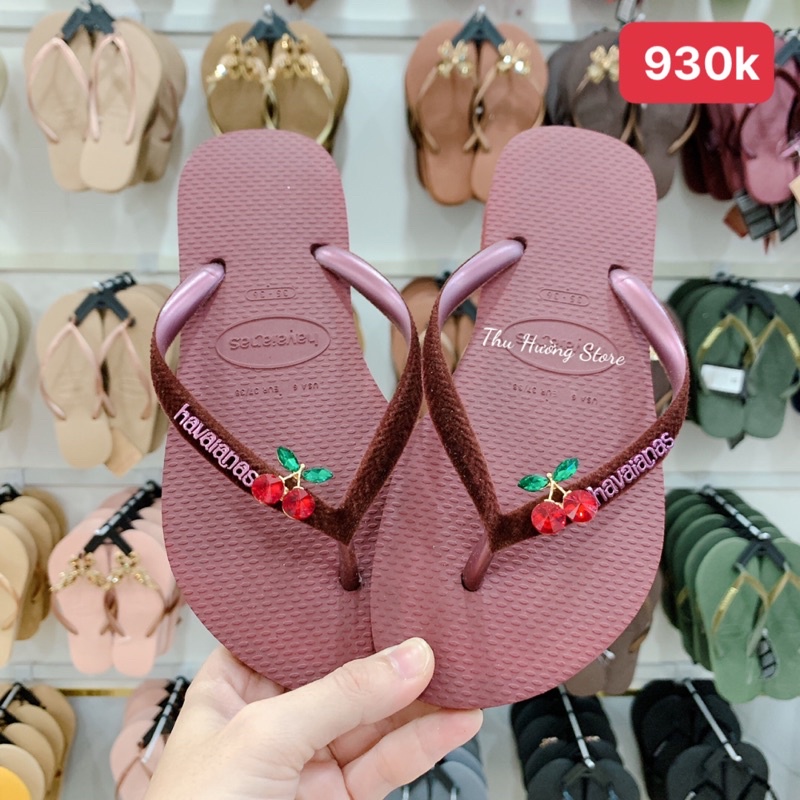 Havaianas Velvet Straps mix Cherry charm Shopee Philippines