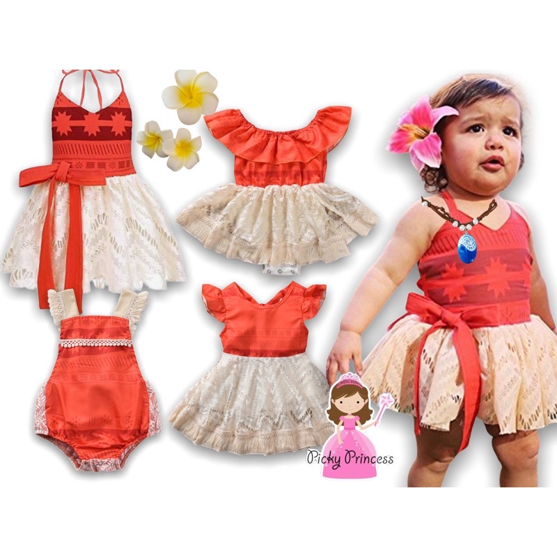 Disney Moana Costume for Girls, Size 3 : : Clothing, Shoes &  Accessories