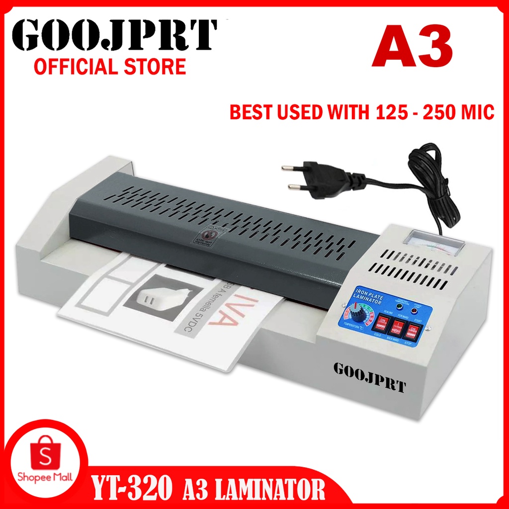 Yt 320 A3 Laminator Heavy Duty Laminating Machine Hot And Cold