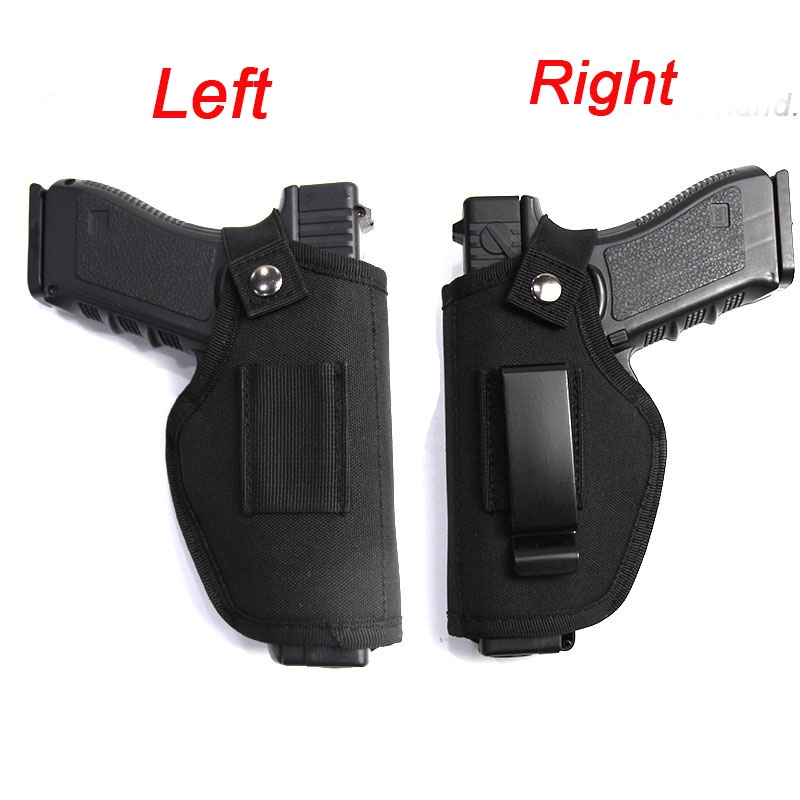 Tactical Iwb Universal Gun Holster Concealed Carry Waist Belt Metal Clip Pistol Case For Glock
