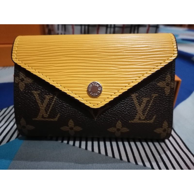 Lv discount yellow wallet