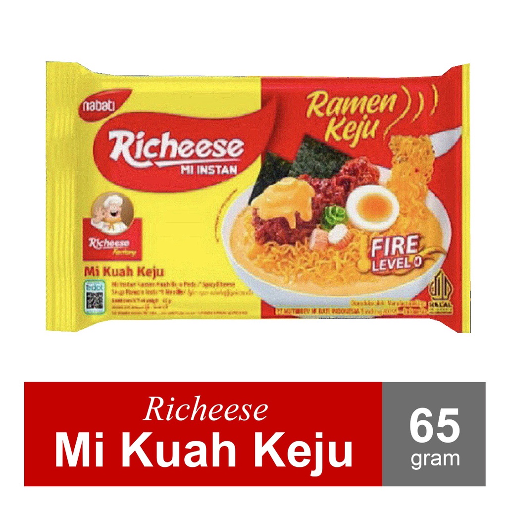 Richeese Noodle Ramen Cheese Fire Level 0 HALAL | Shopee Philippines
