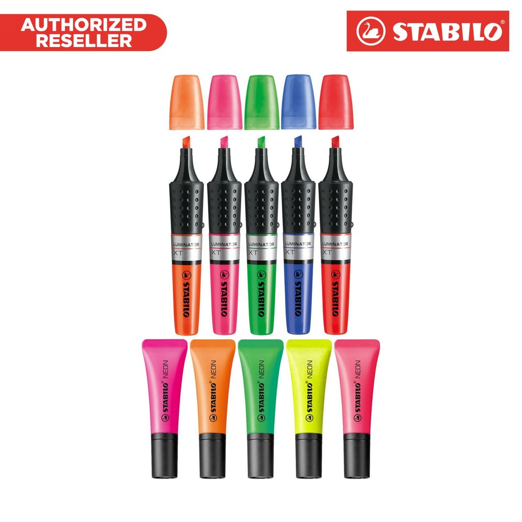 STABILO Luminator MULTICOLOR - 5s with STABILO Neon - Multicolor 5s ...