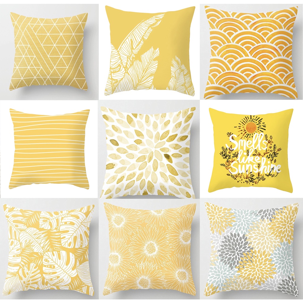 Fluffy mustard cushions best sale