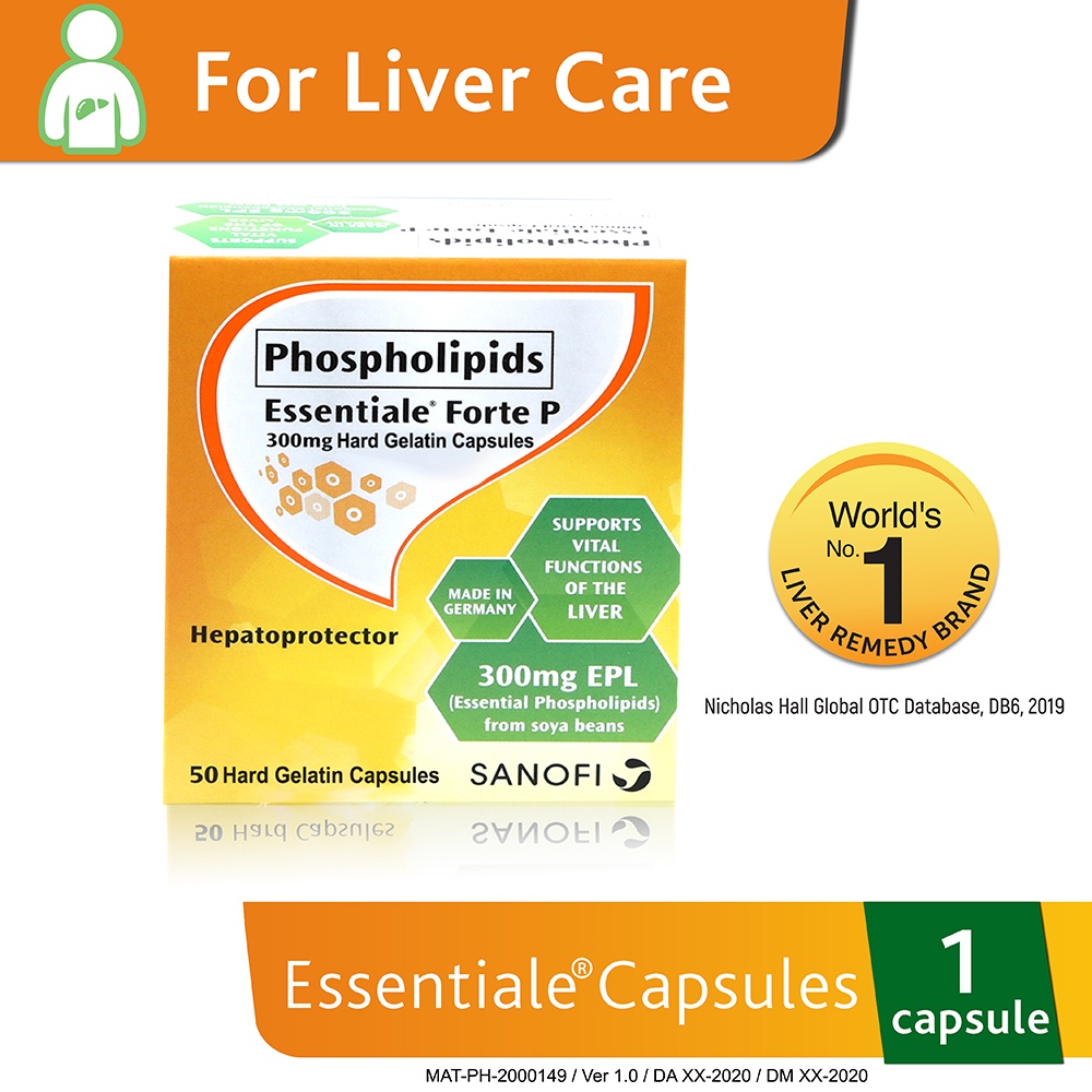 ESSENTIALE Forte P Phospholipids 300mg Capsule (Sold per capsule