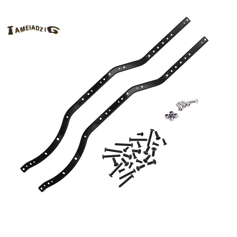 2Pcs/Set Steel Chassis Frame Rails for AXIAL SCX10 90027 SCX10 II 90046 ...